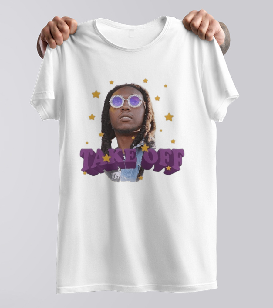 Take Off Girls Are Drugs Purple Stars T-Shirt