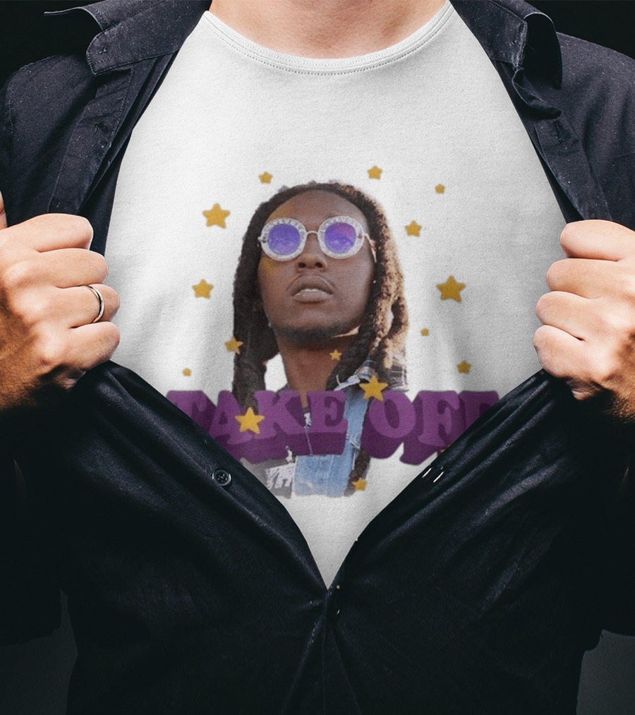 Take Off Girls Are Drugs Purple Stars T-Shirt