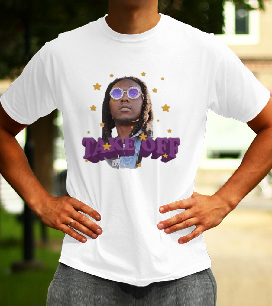 Take Off Girls Are Drugs Purple Stars T-Shirt