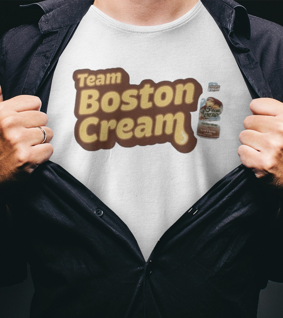 Team Boston Cream 5 Hour Energy Donut Caffeine T-Shirt