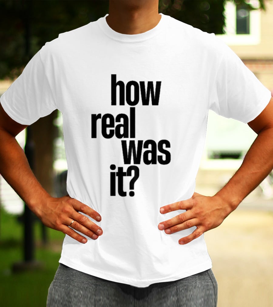 Asha Banks UK How Real Was It T-Shirt