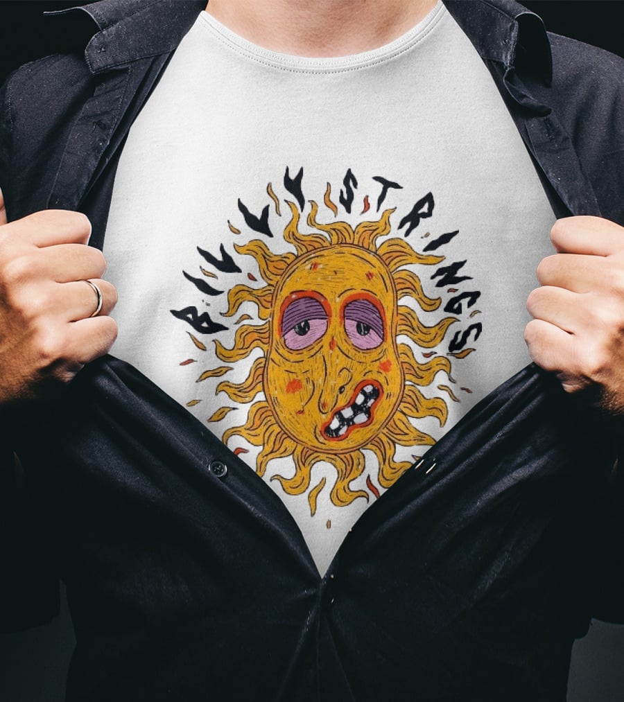 Billy Strings Sun Face Psychedelic Sunburst T-Shirt