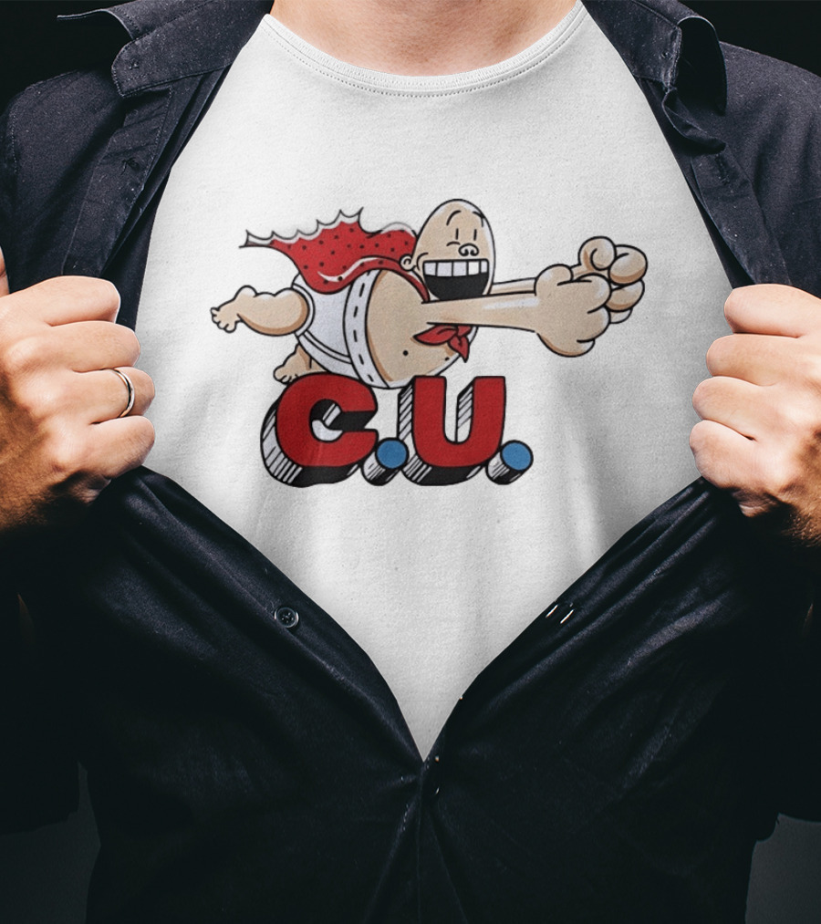 Captain Underpants CU Dav Pilkey Flying Hero T-Shirt