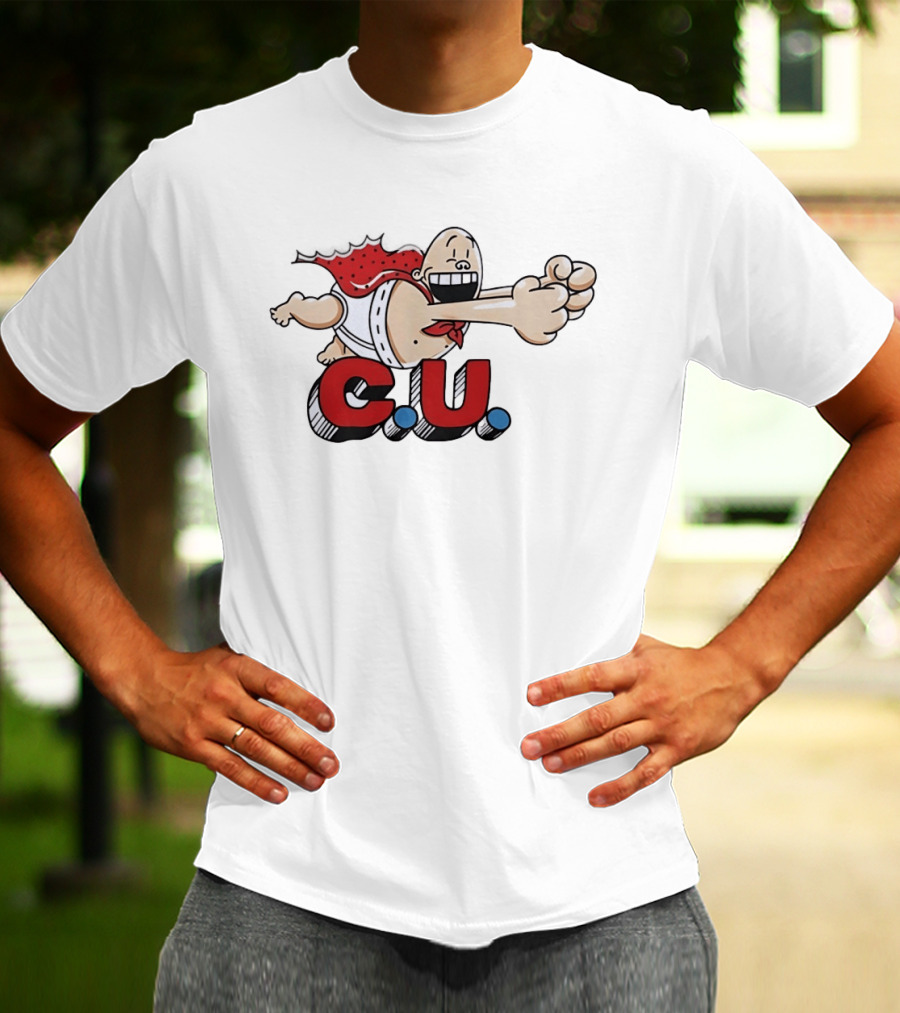 Captain Underpants CU Dav Pilkey Flying Hero T-Shirt