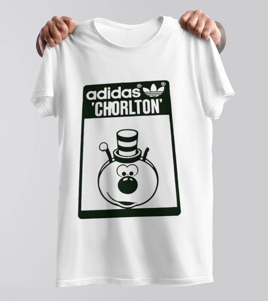 Adidas Chorlton Cartoon Character With Trefoil Top Hat T-Shirt