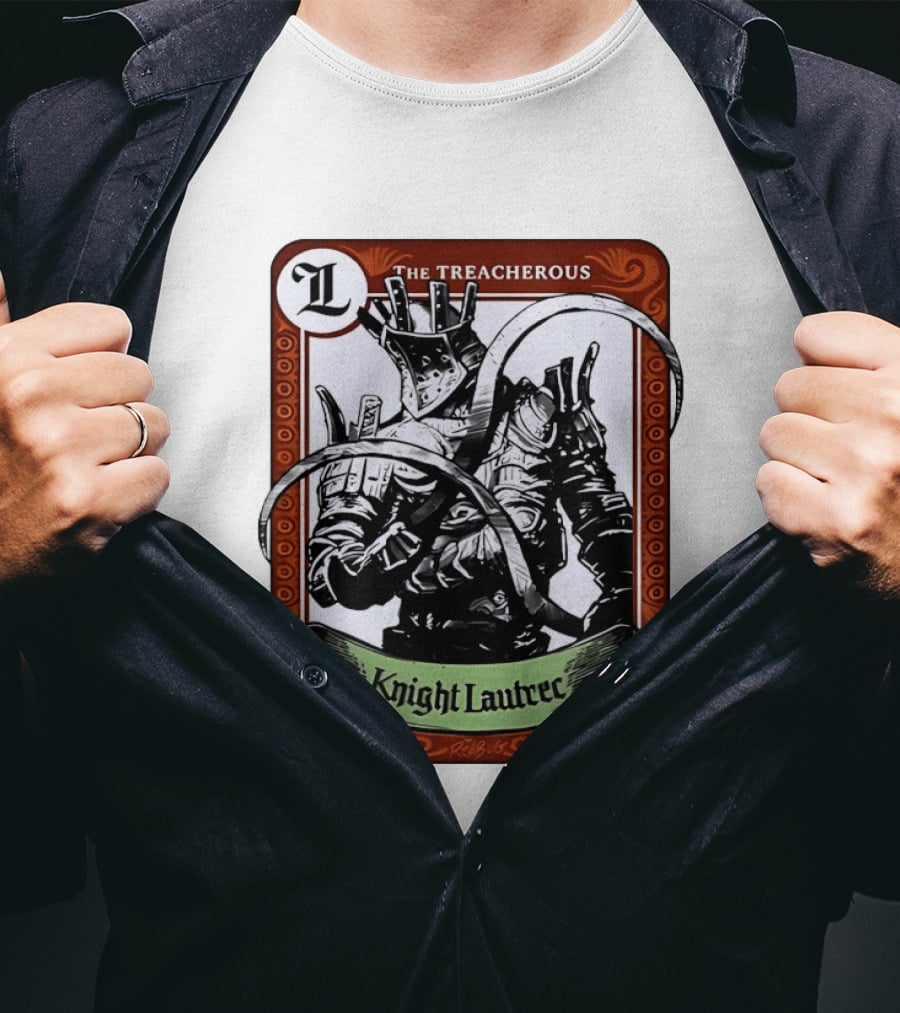 Knight Lautrec The Treacherous Dark Souls Trading Card Art Ribs GG T-Shirt