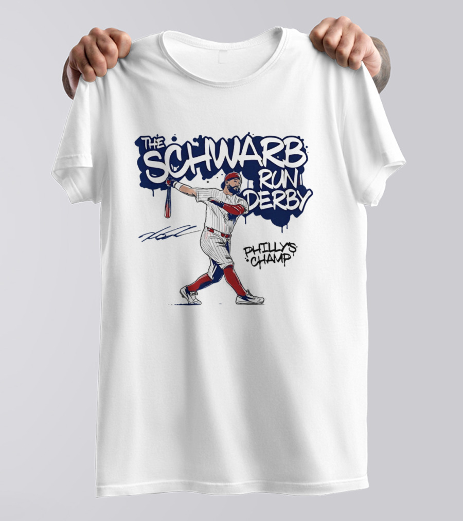 The Schwarb Run Derby Philly's Champ Baseball T-Shirt