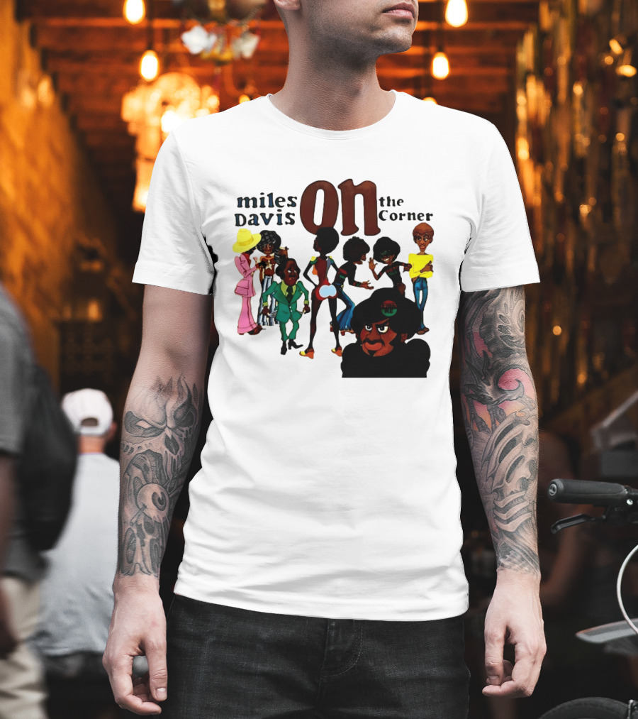 Miles Davis On The Corner Album Characters T-Shirt