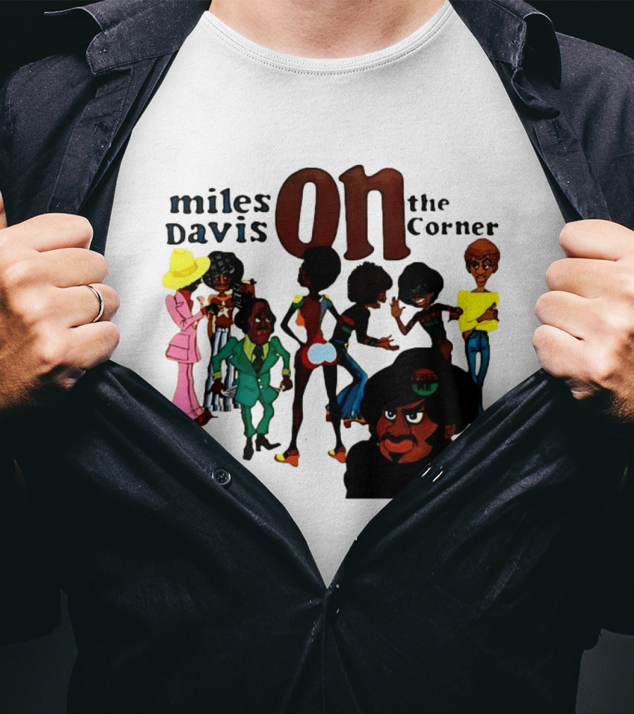Miles Davis On The Corner Album Characters T-Shirt