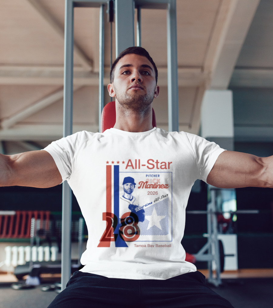 Nick Martinez 2026 All Star Pitcher Tampa Bay Baseball T-Shirt