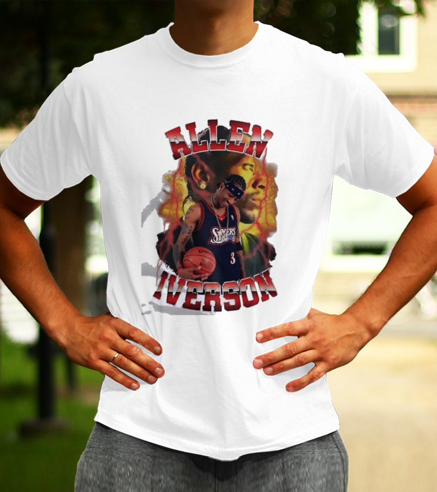Allen Iverson Philadelphia 76ers Basketball Legend T-Shirt