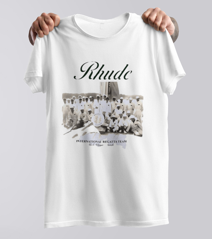 Rhude International Regatta Team US Virgin Islands Crew Photo T-Shirt