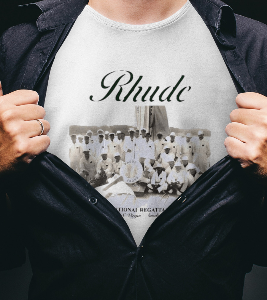 Rhude International Regatta Team US Virgin Islands Crew Photo T-Shirt
