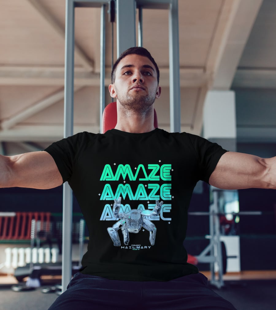 Amaze Project Hail Mary Robot T-Shirt