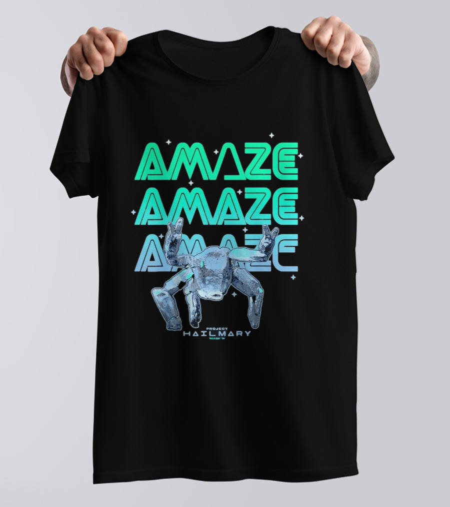 Amaze Project Hail Mary Robot T-Shirt