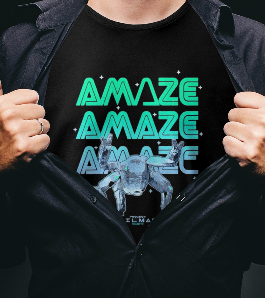 Amaze Project Hail Mary Robot T-Shirt