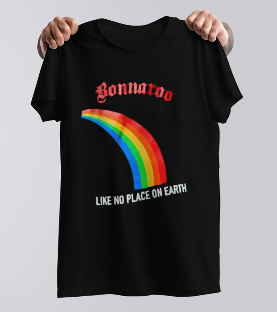 Bonnaroo Rainbow Like No Place On Earth Music Festival T-Shirt
