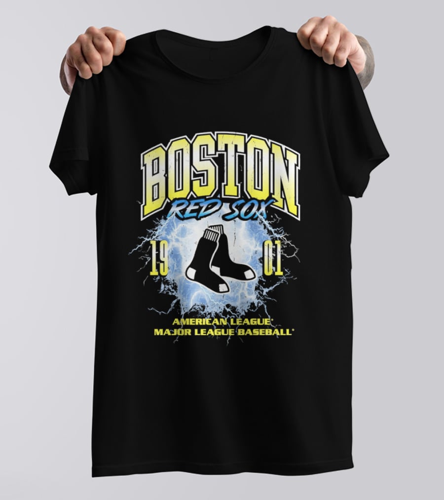 Boston Red Sox 1901 American League Major League Baseball Vintage Retro Sox T-Shirt