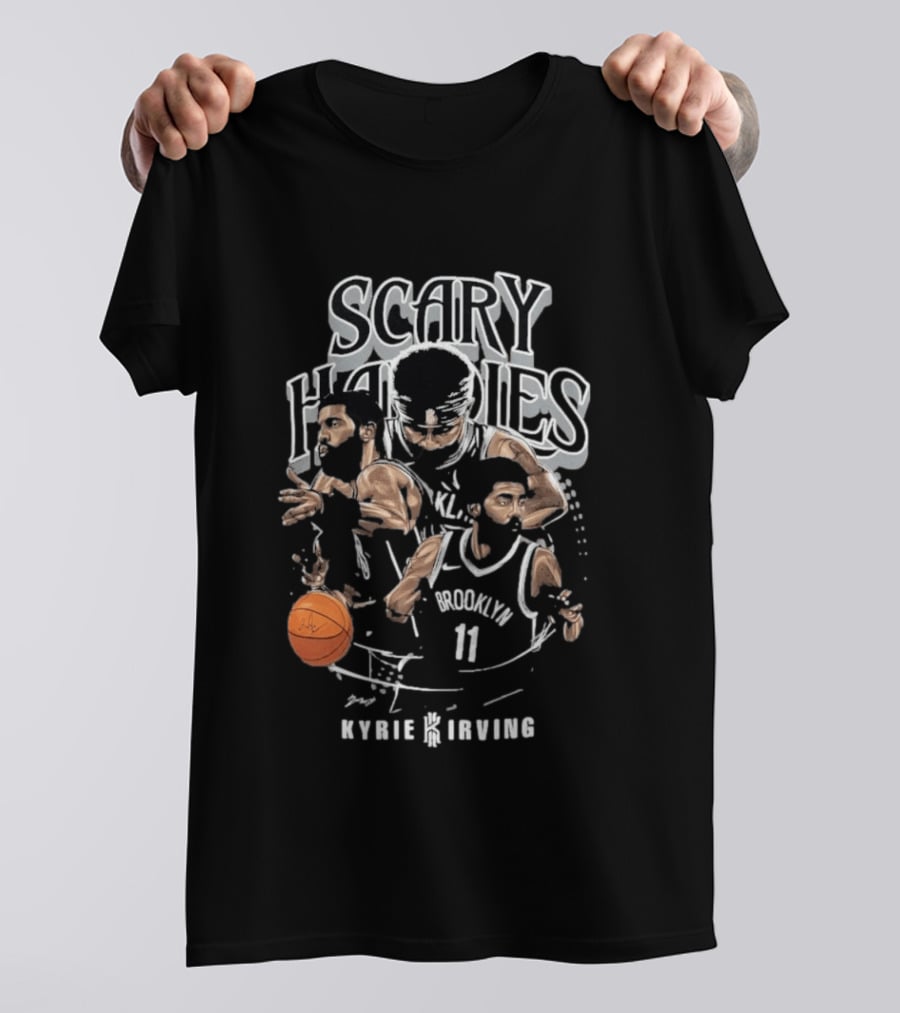 Scary Handles Brooklyn 11 Kyrie Irving T-Shirt