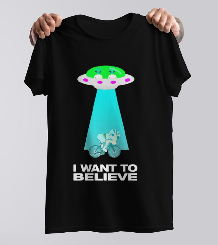 Colnago Cyclist UFO I Want To Believe Cycling T-Shirt