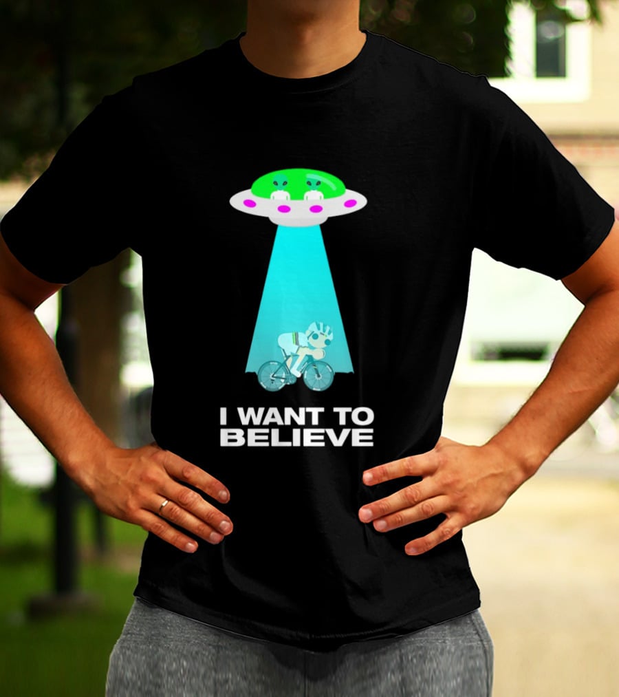 Colnago Cyclist UFO I Want To Believe Cycling T-Shirt