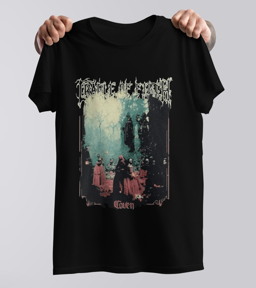 Cradle Of Filth Coven Gothic Gathering Under Moonlit Trees T-Shirt