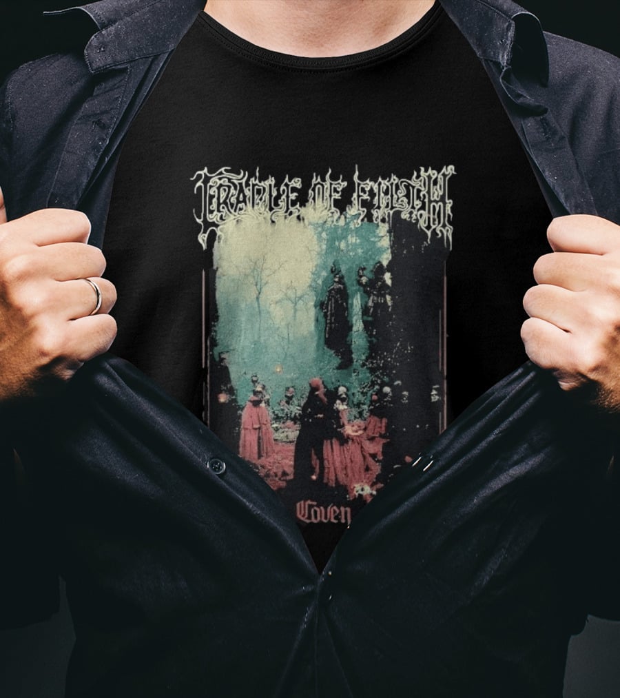 Cradle Of Filth Coven Gothic Gathering Under Moonlit Trees T-Shirt