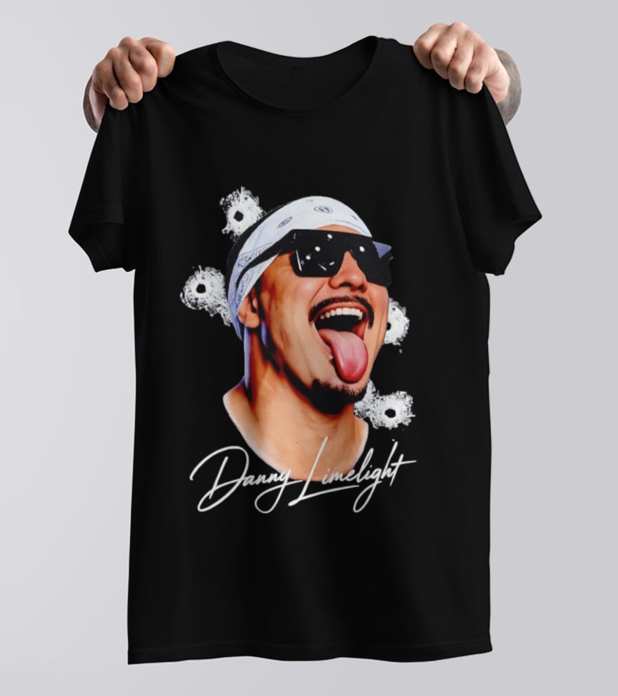 Danny Limelight Wrestling AEW Bandana And Sunglasses T-Shirt