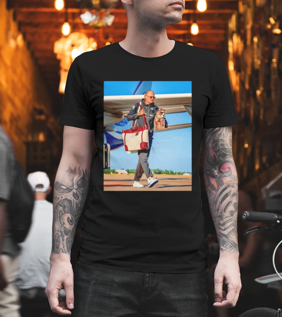Erling Haaland Returns To Norway With Taxidermy Whiskey Raccoon T-Shirt