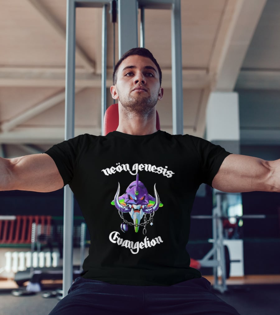 Neon Genesis Evangelion Unit 01 God's In His Heaven All's Right With The World Two Sided T-Shirt
