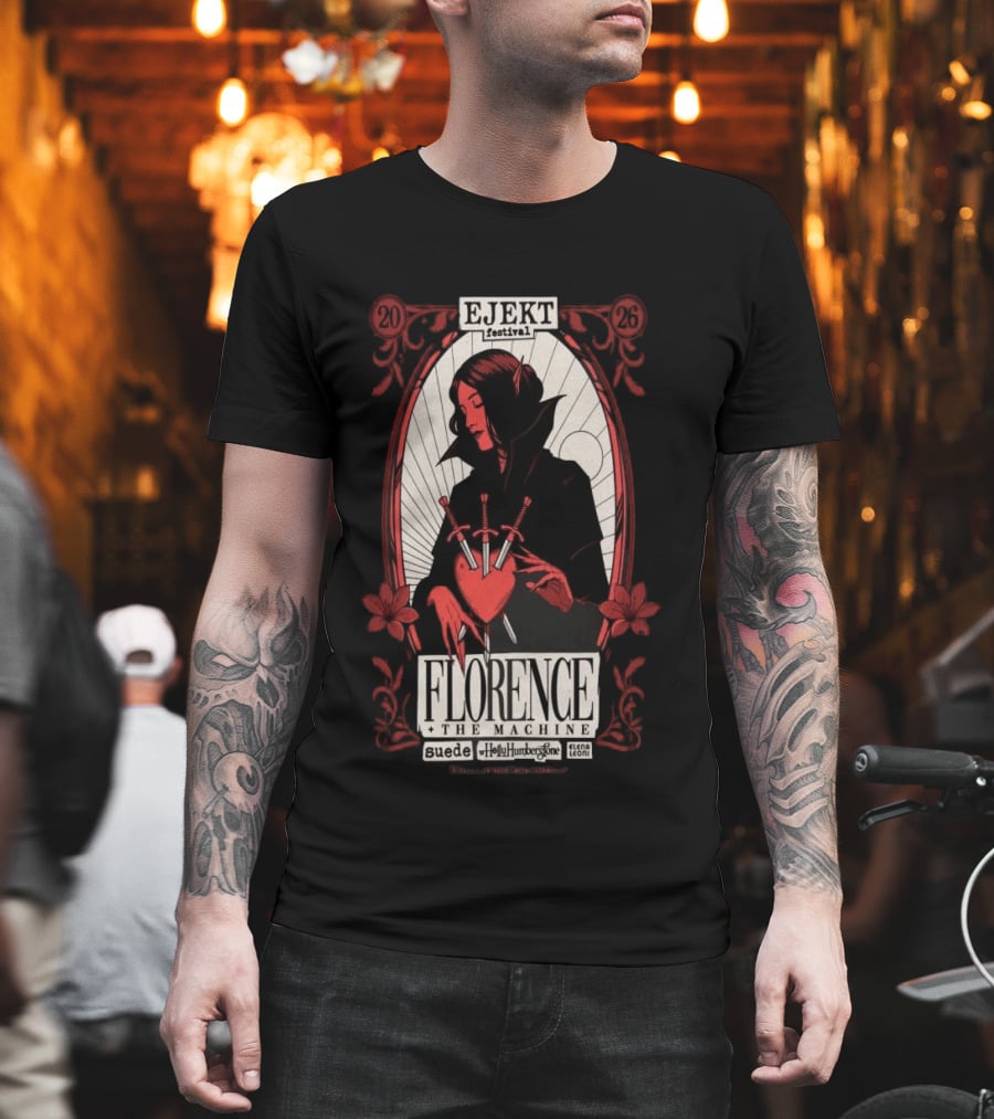 Ejekt Festival Florence The Machine Suede Holly Humberstone 2026 T-Shirt