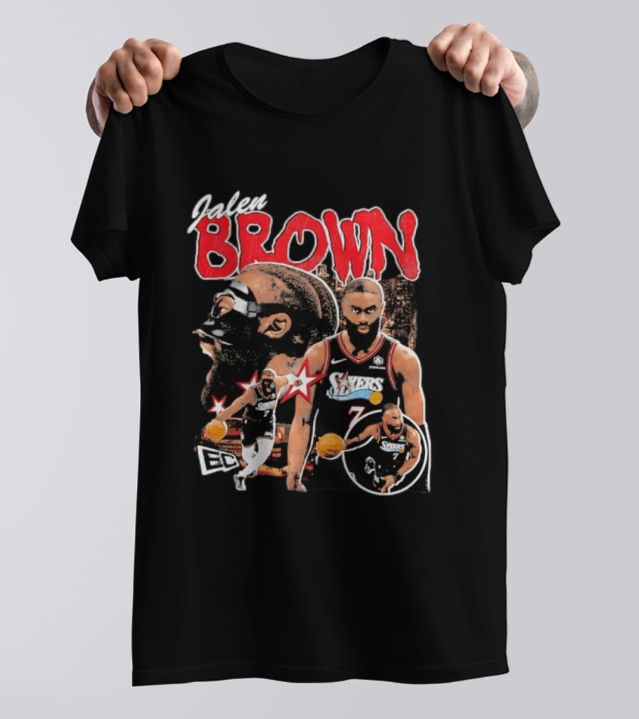 Jaylen Brown Philadelphia 76ers NBA Basketball ECC T-Shirt