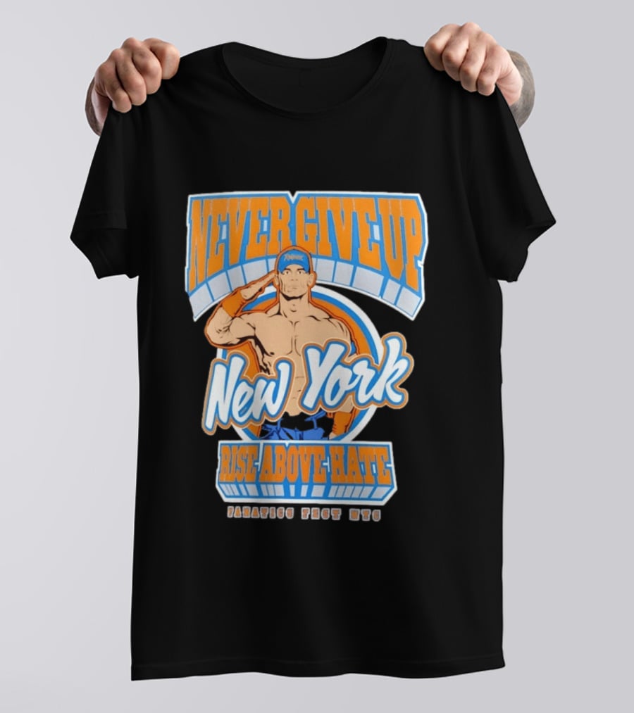 Never Give Up Rise Above Hate New York Manhasset Fest 2026 T-Shirt