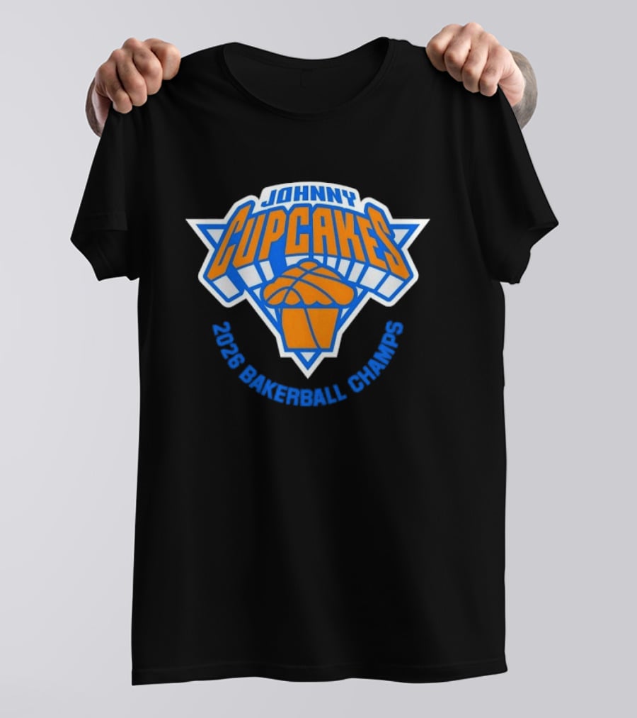 Johnny Cupcakes New York Knicks 2026 Bakerball Champs T-Shirt