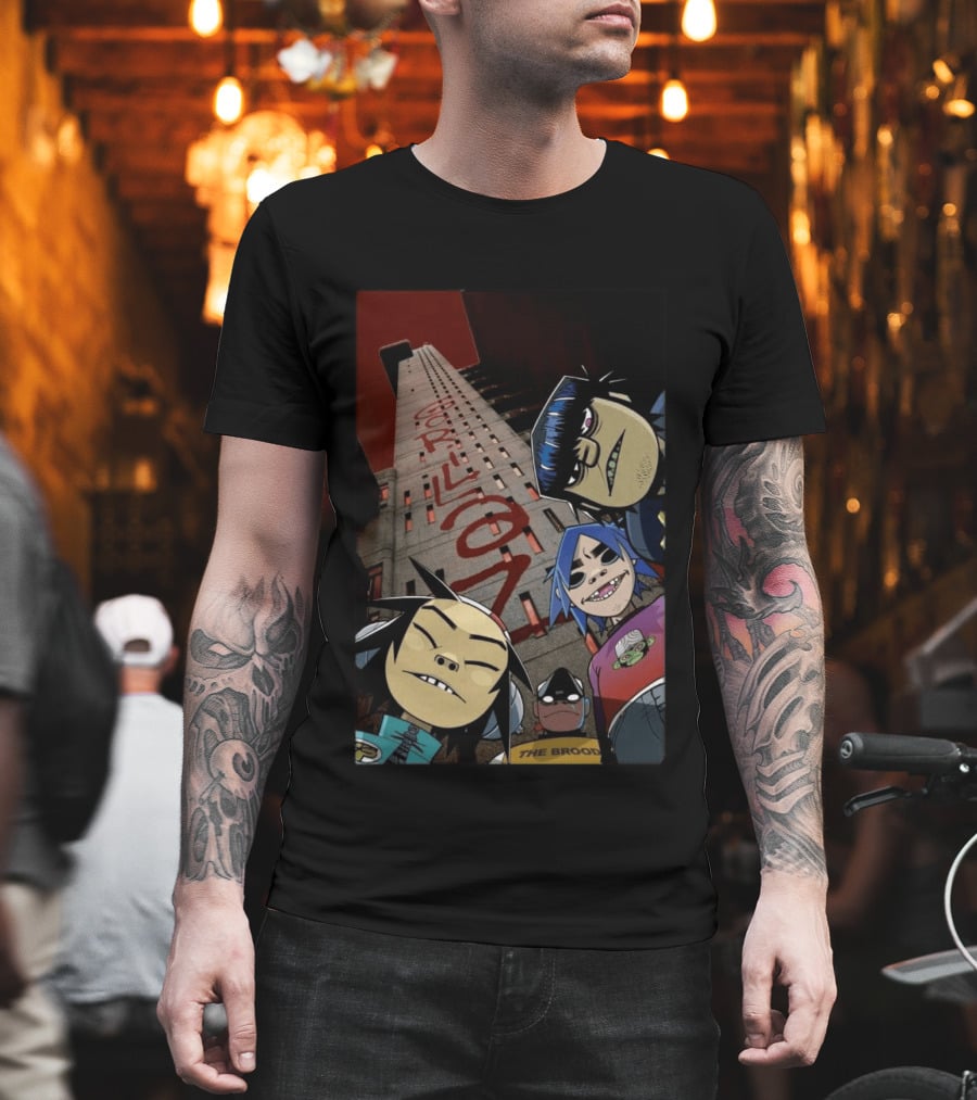 GORILLAZ Trellick Tower Characters The Brood T-Shirt