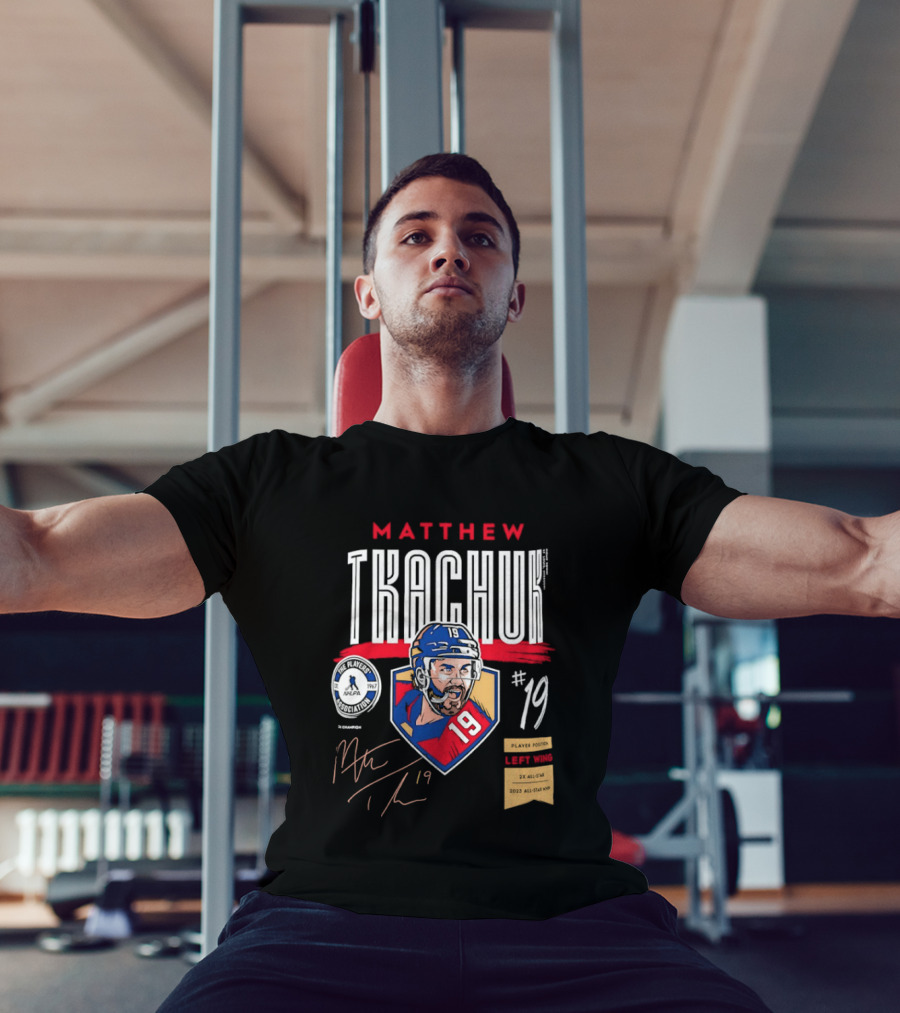 Matthew Tkachuk No19 Florida Panthers Left Wing Hockey Player T-Shirt