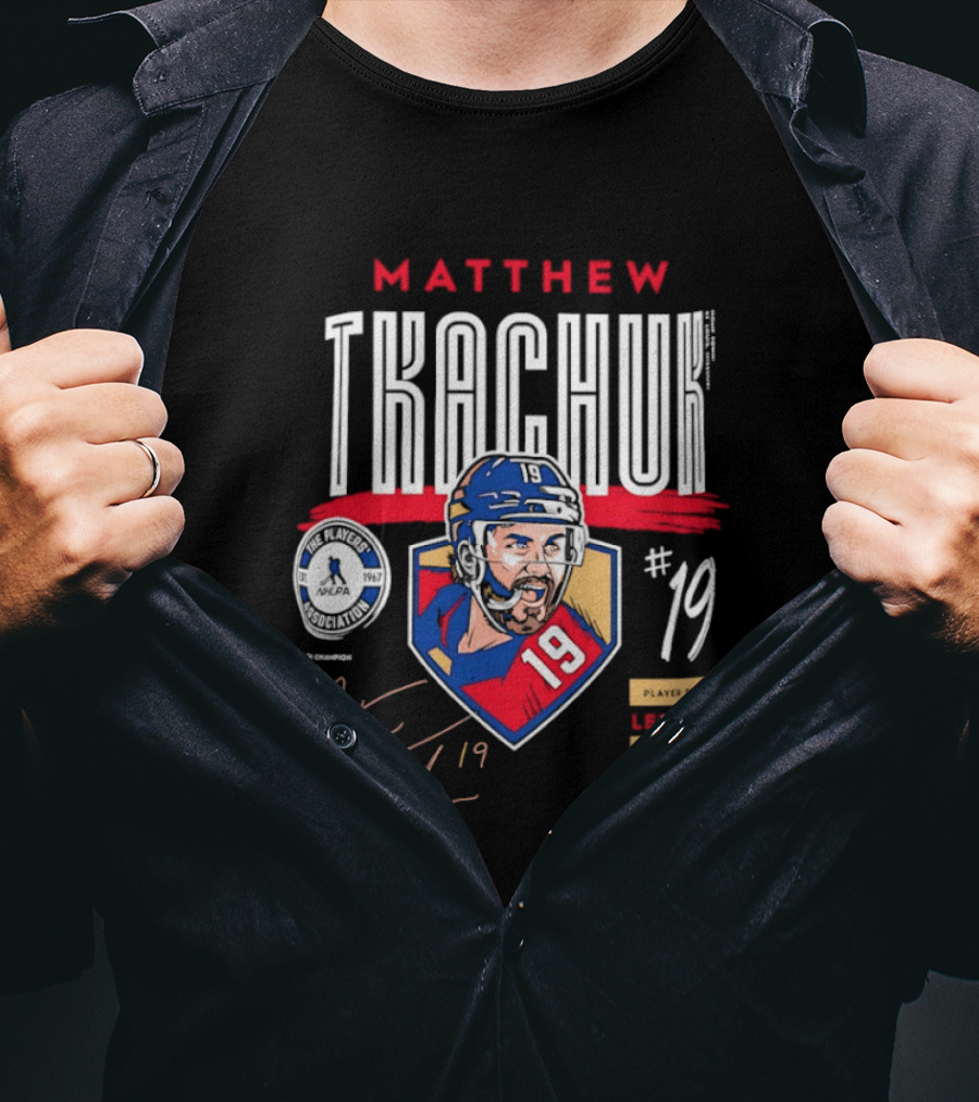 Matthew Tkachuk No19 Florida Panthers Left Wing Hockey Player T-Shirt