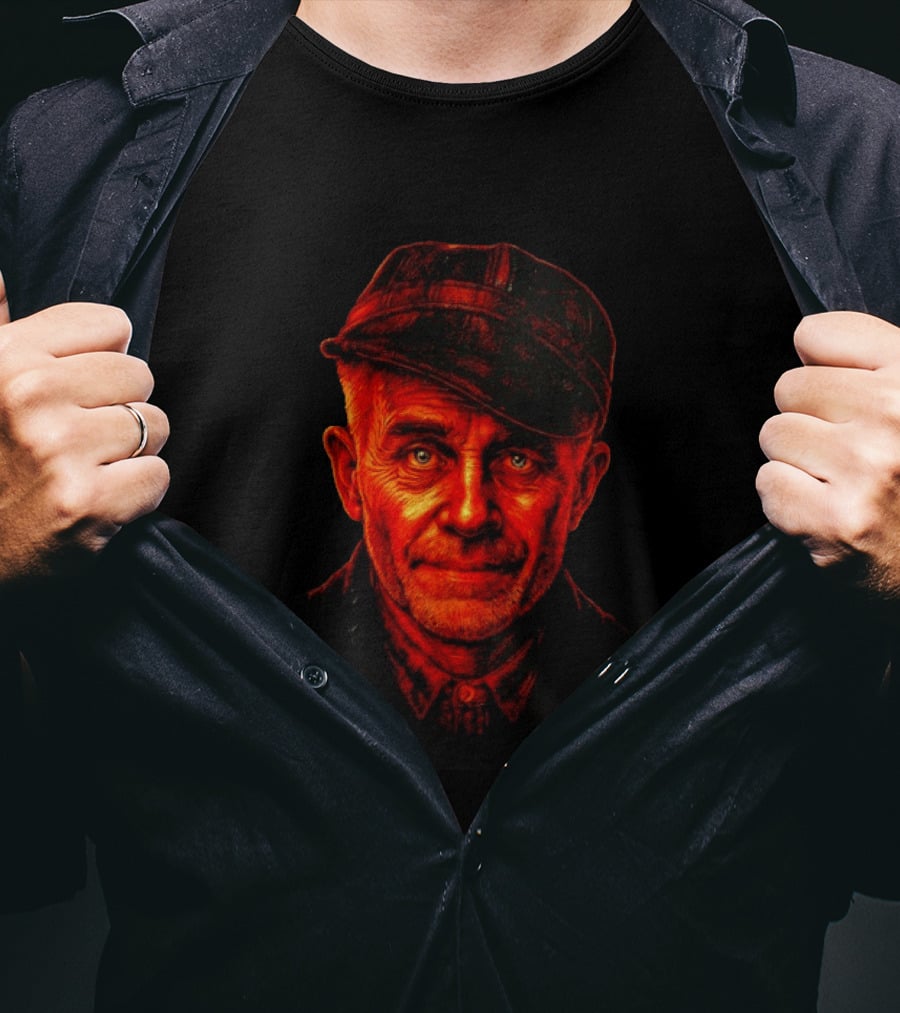 Old Man Artistic Vintage Cap T-Shirt