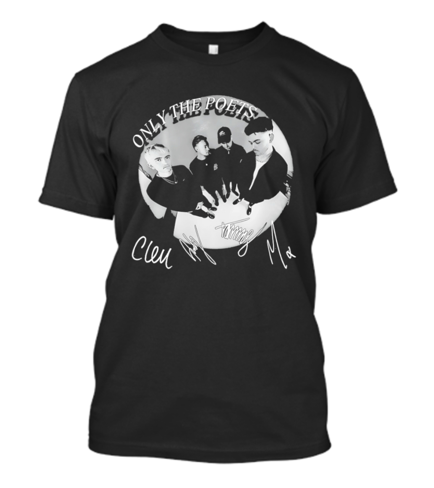 Only The Poets Band Clem Signature Autograph T-Shirt