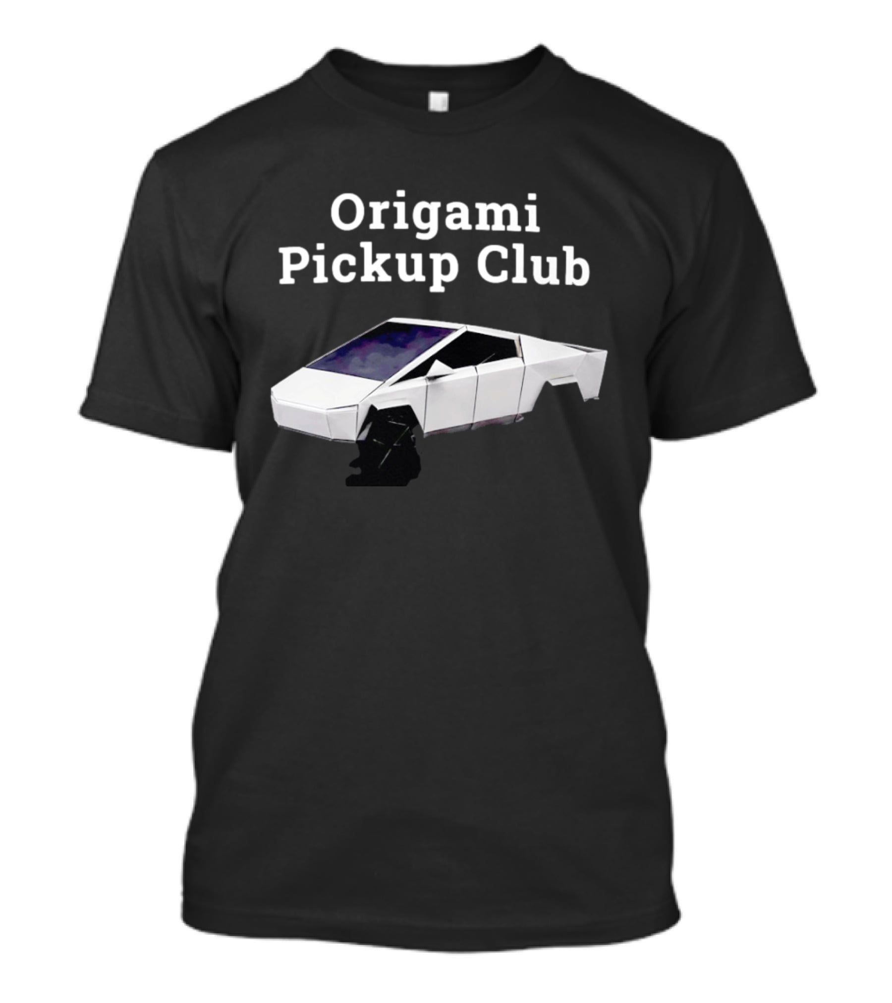 Origami Pickup Club Cybertruck Papercraft Model T-Shirt
