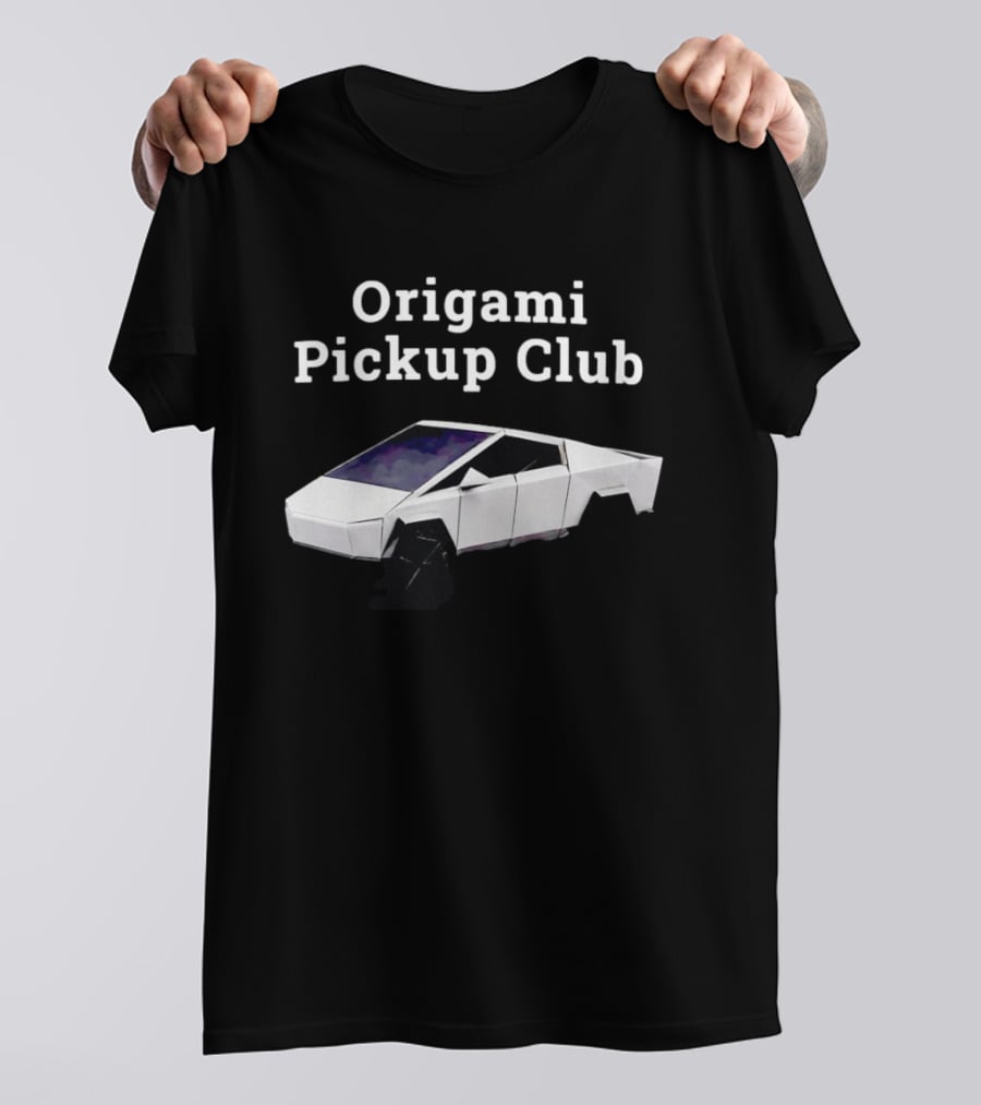Origami Pickup Club Cybertruck Papercraft Model T-Shirt