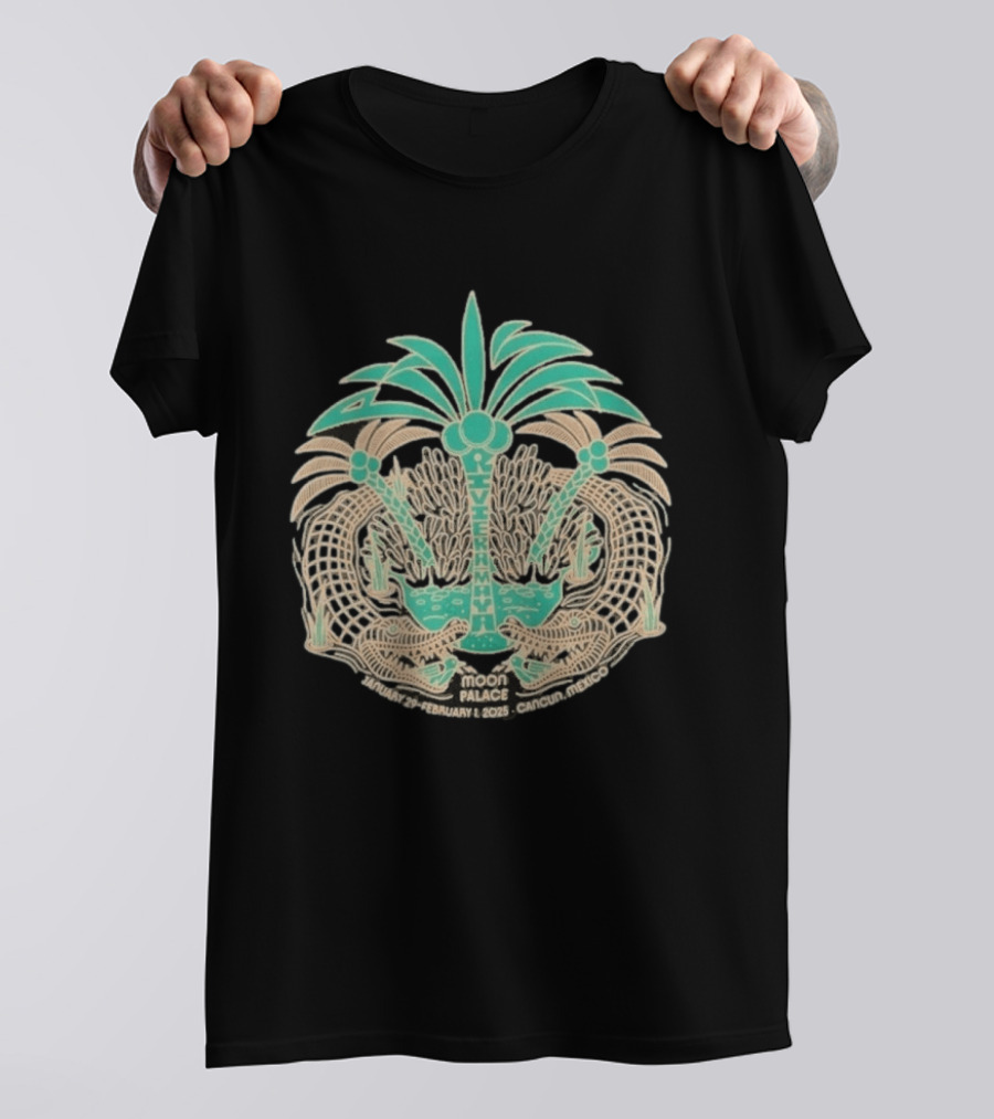 Phish Riviera Maya Moon Palace January 2025 Cancun Mexico Coconut Gators T-Shirt
