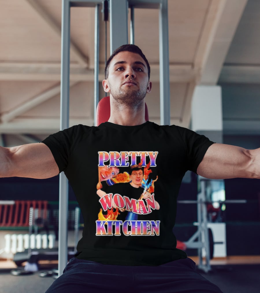 Pretty Woman Kitchen Funny JackSucksAtLife YouTube Meme T-Shirt