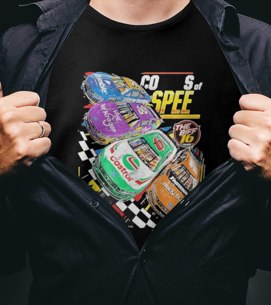 RFK Racing Colors Of Speed Castrol The Biff 16 Daytona 500 Cars T-Shirt
