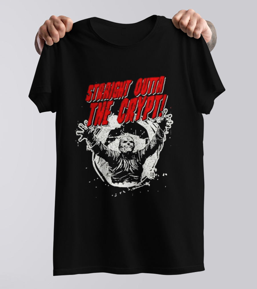 Straight Outta The Crypt Horror Zombie T-Shirt