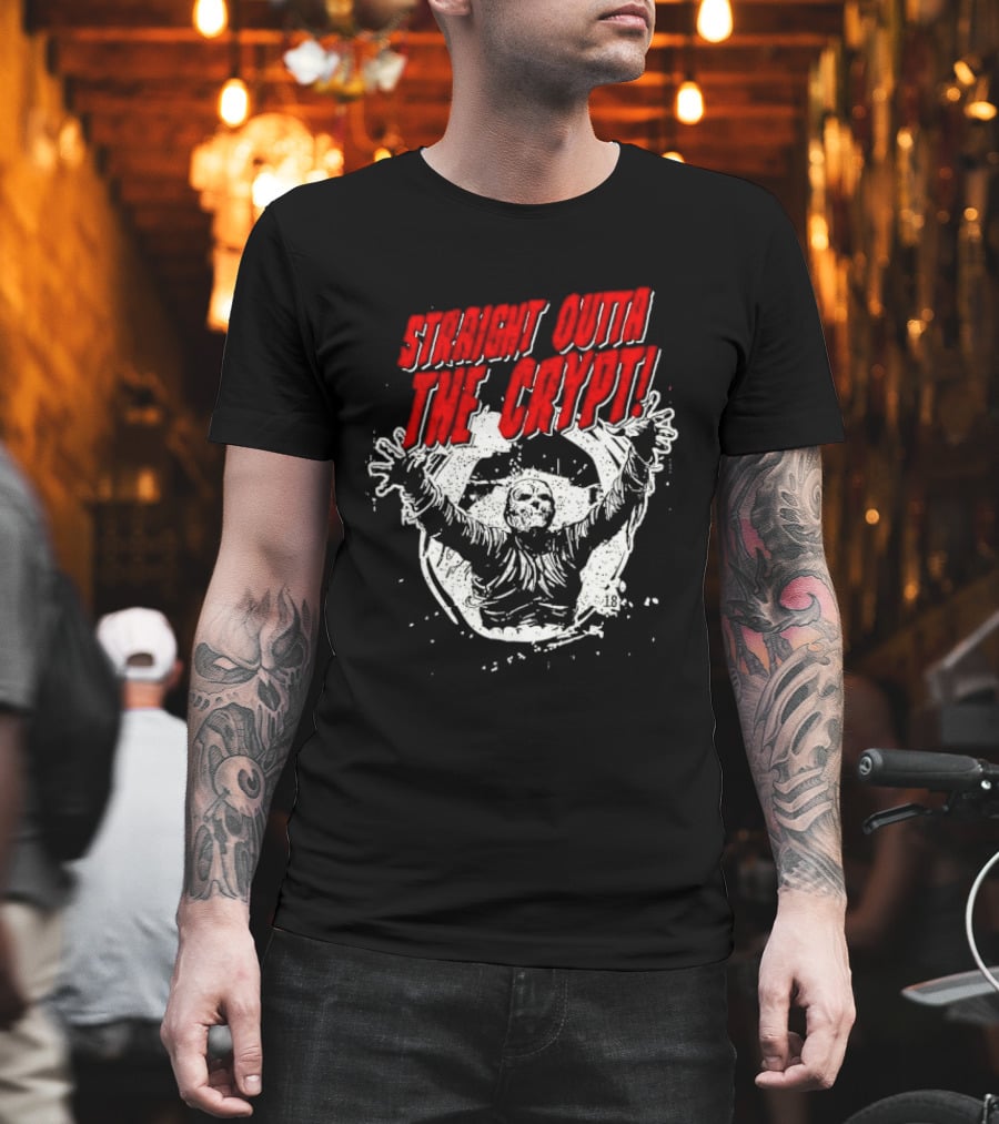 Straight Outta The Crypt Horror Zombie T-Shirt
