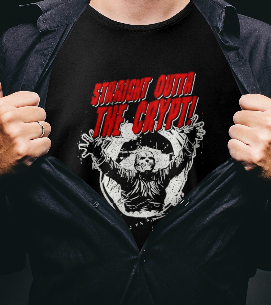 Straight Outta The Crypt Horror Zombie T-Shirt