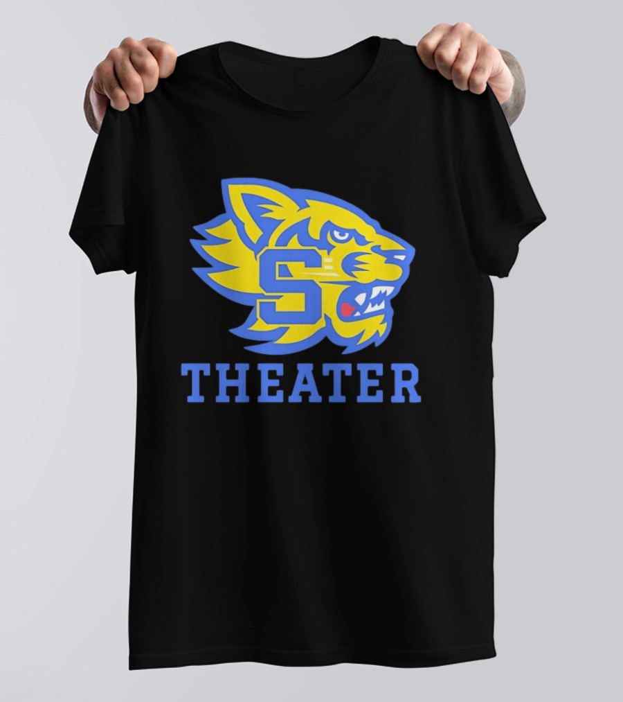 Sweetwater High School Theater Wildcat Head S T-Shirt