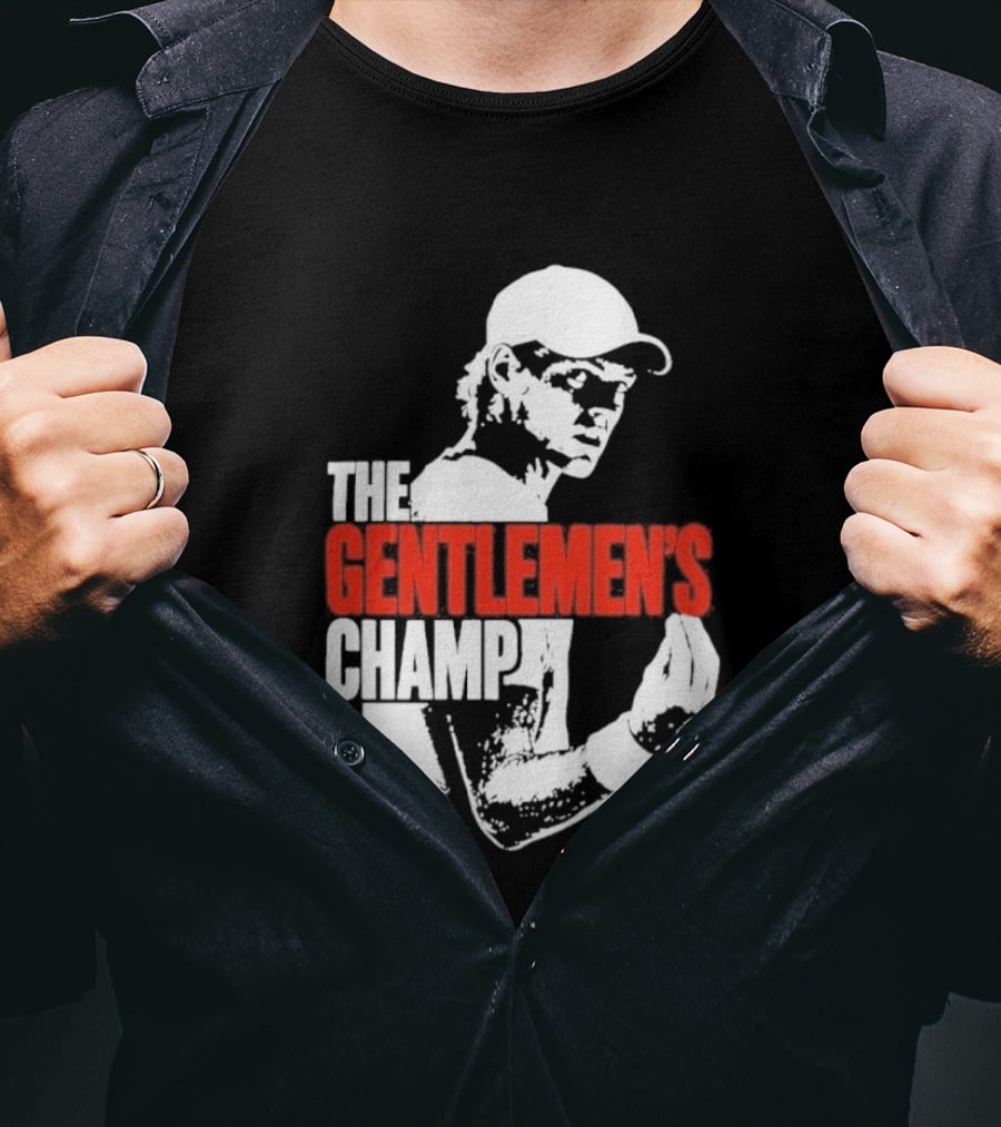 The Gentlemen's Champ Jannik Sinner Italian Gesture T-Shirt