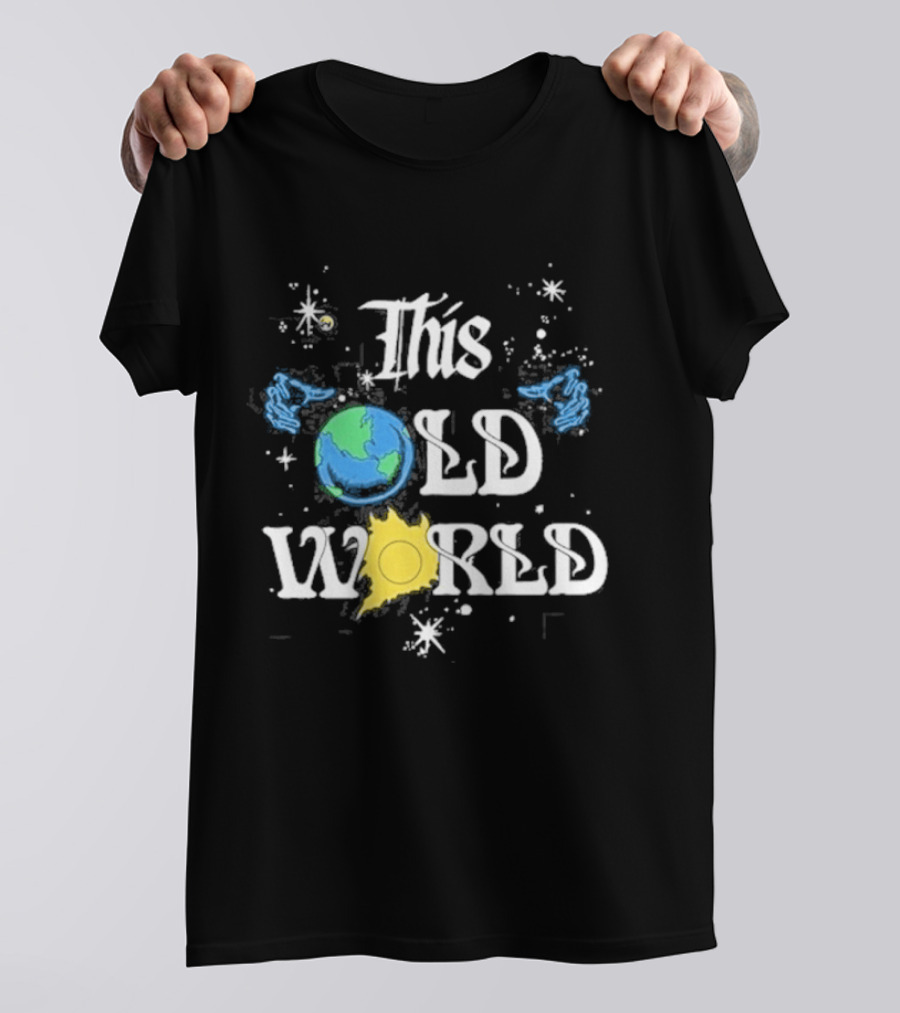 Celestial Earth Sun And Stars This Old World T-Shirt